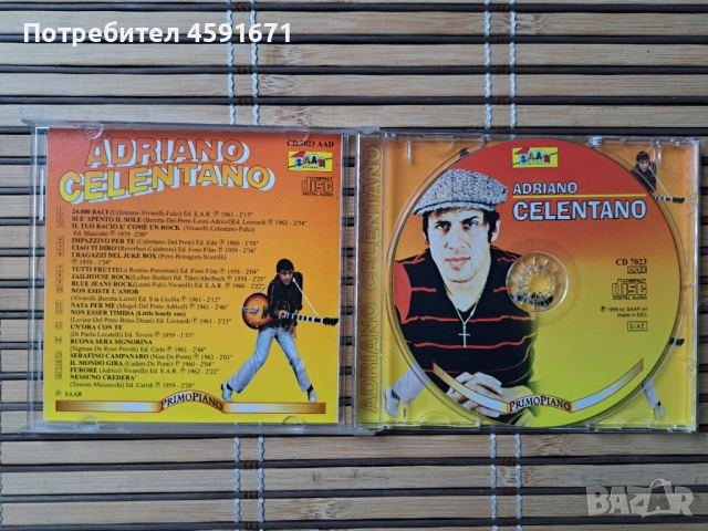 Adriano Celentano, снимка 2 - CD дискове - 53295924