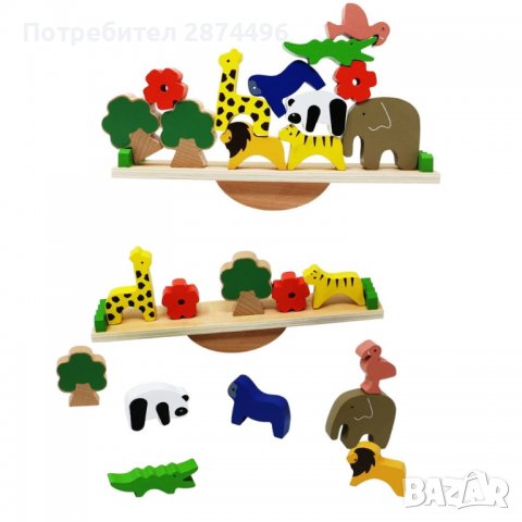 3670 Балансираща везна с животни, снимка 11 - Образователни игри - 36738665