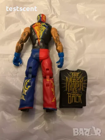 Екшън фигура WWE Rey Mysterio Mattel Elite играчка Рей Мистерио red & blue 619, снимка 8 - Колекции - 49513410