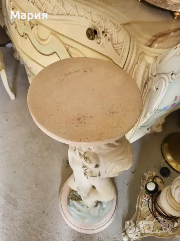 Италианска барокова колона 075, снимка 6 - Маси - 48636778