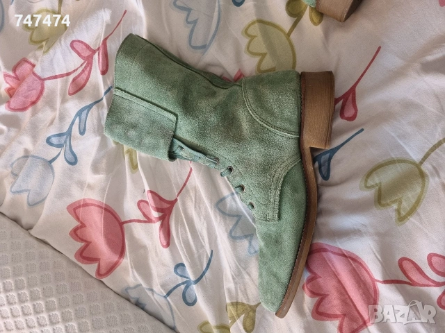 Естествен велур, 40 номер. Кубинки/боти, снимка 5 - Дамски боти - 54099767