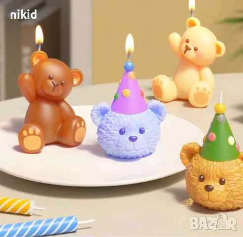 3d глава мече силиконов молд форма фондан шоколад гипс свещ сапун декор, снимка 6 - Форми - 49971317