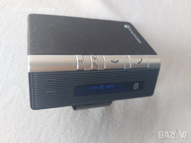 Bluetooth Sony Ericsson HCB-120 високоговорител за кола, снимка 11 - Резервни части за телефони - 42224355