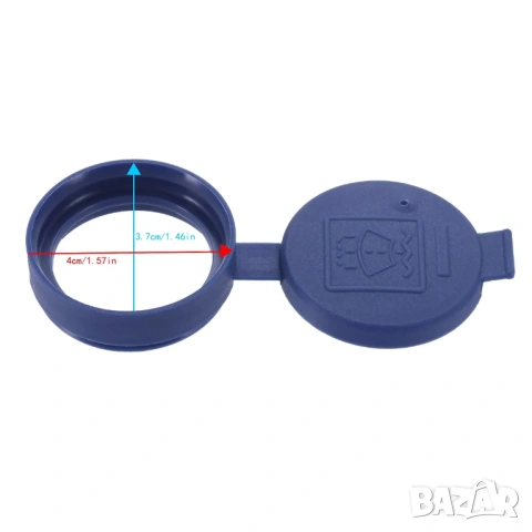 Капачка за казанче за чистачки Fiat Alfa Romeo Citroen Peugeot Lancia, снимка 2 - Части - 53035026