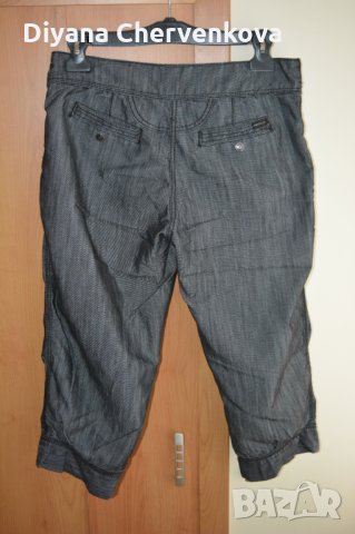 Тъмно сив 7/8 дънков панталон - като нов, снимка 2 - Панталони - 30206992