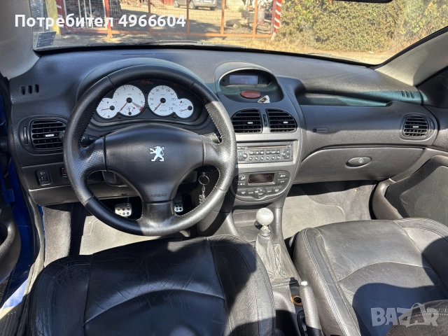 Пежо 206cc 2.0 бензин , снимка 4 - Автомобили и джипове - 56325995