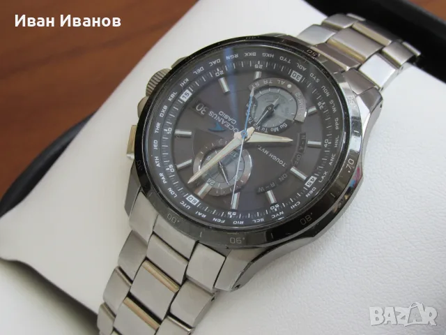 CASIO OCW-T1010 OCEANUS TOUGH MVT TITANIUM MULTI BAND 6 10 BAR MADE IN JAPAN, снимка 4 - Мъжки - 56293074