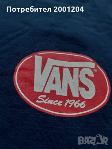 Тениска на Ванс - Vans off the Wall, снимка 4 - Тениски - 29786659