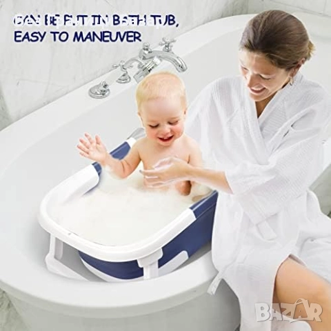 Нова Мултифункционална детска вана – сгъваема, термо, мобилна за бебе, снимка 6 - Други - 51487807