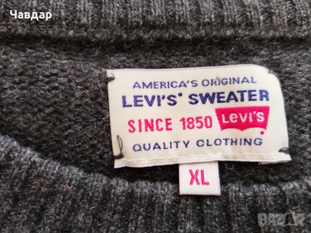 Мъжки пуловери Levi's - размер XL/XXL, снимка 6 - Пуловери - 51318962
