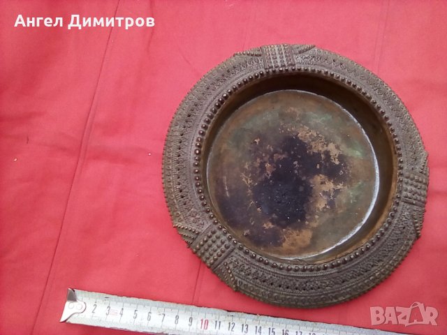 Стар бронзов съд, снимка 2 - Антикварни и старинни предмети - 29086010