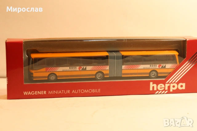 HERPA H0 1/87 SETRA АВТОБУС МОДЕЛ КОЛИЧКА, снимка 4 - Колекции - 53947662