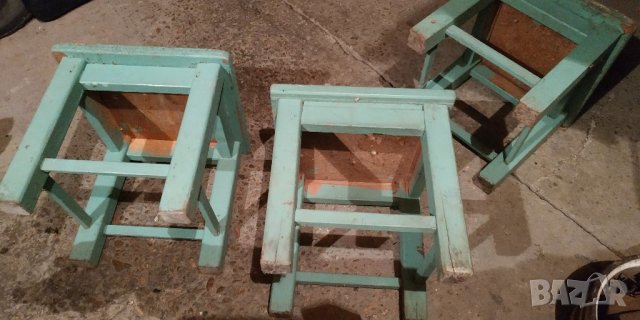 Столчета дървени 3 броя , снимка 1