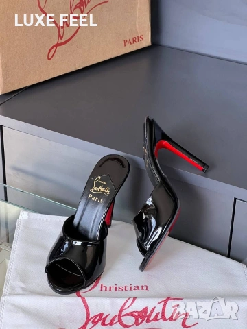 Christian Louboutin ⚜️Дамски Чехли , снимка 7 - Чехли - 53902521