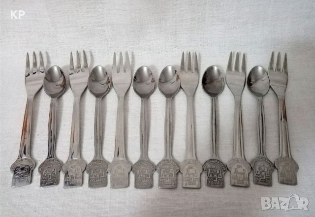 🍴Комплект прибори + отварачка и щипка за лед Терна Велико Търново , снимка 5 - Антикварни и старинни предмети - 39791372