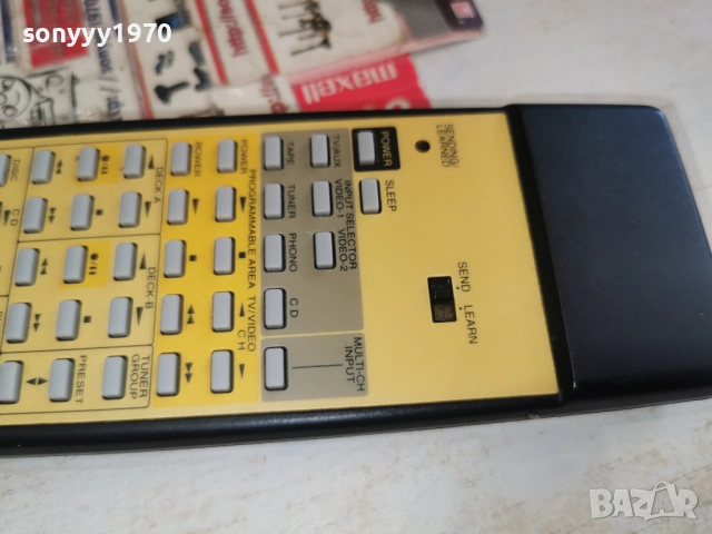 ONKYO RC-383M LEARN REMOTE CONTROL-ВНОС SWISS 1412251630, снимка 14 - Ресийвъри, усилватели, смесителни пултове - 52791628