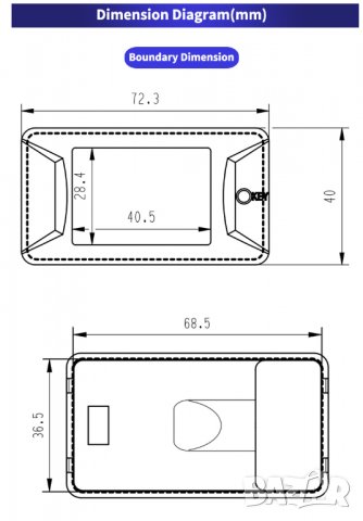 Волтметър Peacefair PZEM-026 AC 40-400V 100A, снимка 3 - Друга електроника - 34371207