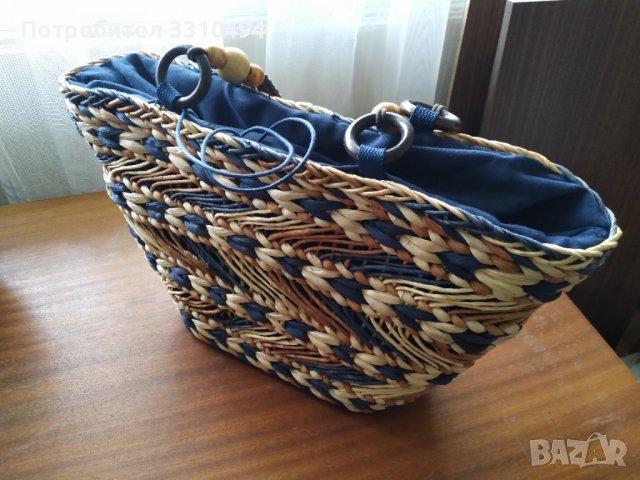 Чанта тип кошница 