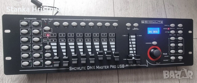 192 Канален Контролер за сценично осветление Showlite DMX.