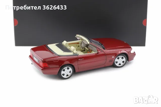 Mercedes SL 500 R129 1:18 DEALER VERSION, снимка 3 - Колекции - 55978876