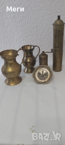 Лот старинни месингови предмети , снимка 4 - Антикварни и старинни предмети - 53061541