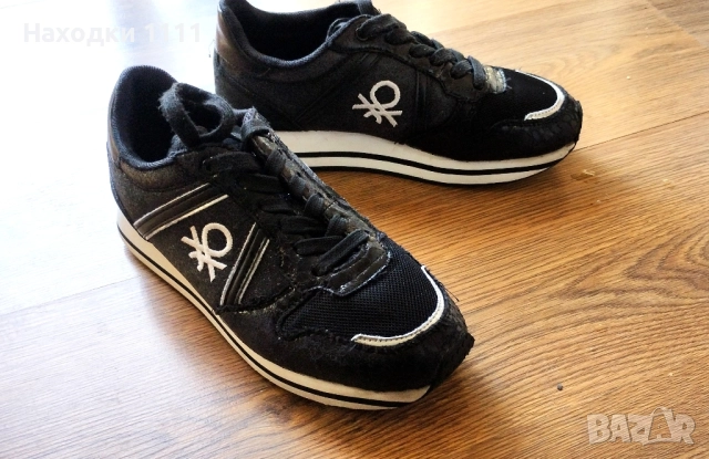 BENETTON Бенетон Готини сникърси маратонки, оригинални, номер 38, перфектни, снимка 4 - Маратонки - 52122394