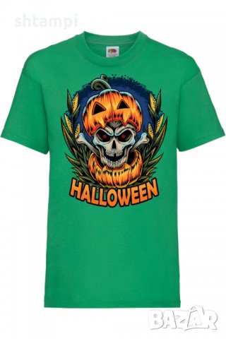Детска тениска Halloween 01,Halloween,Хелоуин,Празник,Забавление,Изненада,Обичаи,, снимка 7 - Детски тениски и потници - 38156345