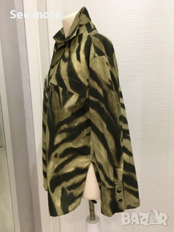 Massimo Dutti риза зебра 38, снимка 3 - Ризи - 53935152
