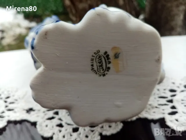 ГЖЕЛ - винтидж съд ЛЪВ, снимка 7 - Антикварни и старинни предмети - 48550311