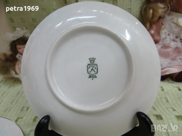 Двойни порцеланови сетове на Retsch & Co. Wunsiedel, Бавария, снимка 9 - Чаши - 40631222