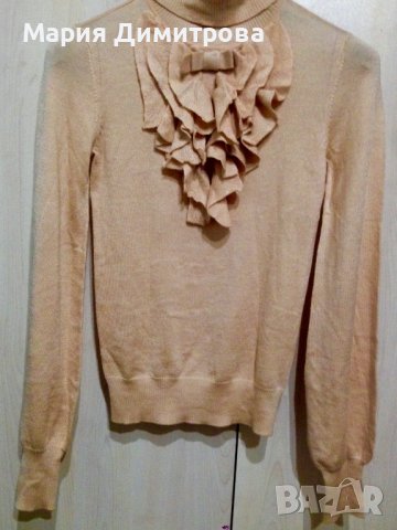 Нова блуза VeroMоda с жабо, снимка 5 - Блузи с дълъг ръкав и пуловери - 38947946