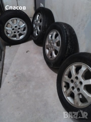 Продавам оригинални джанти за Опел Зафира 15" /5*110/ и летни гуми  Goodyear Excellence 195 / 65 R15, снимка 2 - Гуми и джанти - 29344702