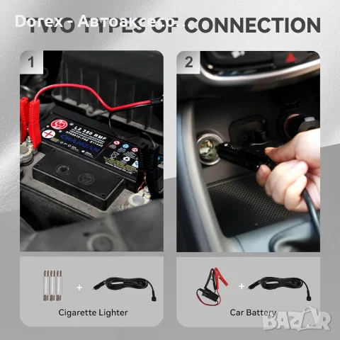 Електрически ножичен крик 2 тона 12V, снимка 6 - Други инструменти - 56326059