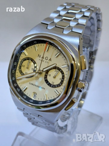 Naga Time Bi-Compax Granturismo Chronograph"DAKAR", снимка 4 - Мъжки - 54045299