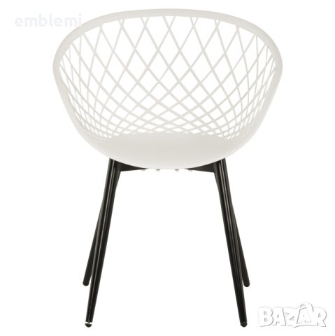 Стол трапезен ARMCHAIR ARIADNE HM8001 Бял, снимка 3 - Столове - 44275658