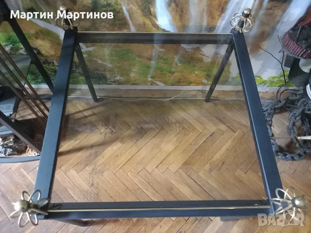 Тръбна Маса с Месинг, снимка 7 - Антикварни и старинни предмети - 56449011