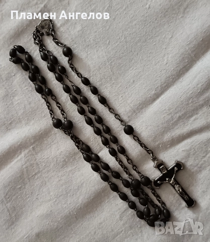 Антична Рядка католическа броеница - кулие. , снимка 3 - Антикварни и старинни предмети - 52620472