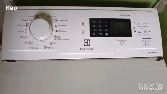 Пералня Electrolux, горно зареждане. За части., снимка 2 - Перални - 52172984