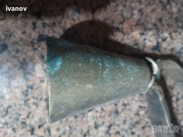 Бронзов чан, снимка 2 - Антикварни и старинни предмети - 48128803