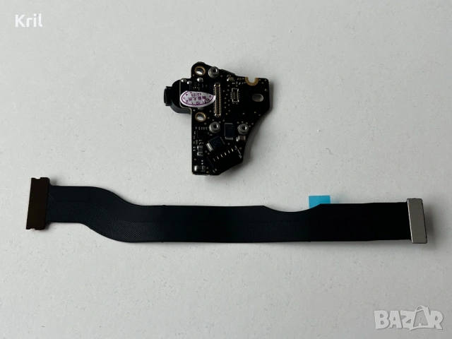 Headphone Audio Jack Board with cable 820-01124-A 820-01992-A 820-01929-A for MacBook Air 13" A1932 , снимка 5 - Части за лаптопи - 54150298