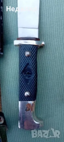 Нож Хитлер-югенд,1930г,Hubertus,Solingen, снимка 12 - Антикварни и старинни предмети - 48743687