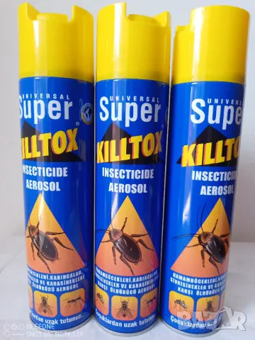 КИЛТОКС ЗА ЛЕТЯЩИ И ПЪЛЗЯЩИ СПРЕЙ 500 ml. Universal Super Killtox Aerosol
