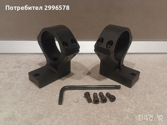 Рингове за оптика 30mm Bergara B14 Remington 700 20 moa без picatinny rail пикатини база