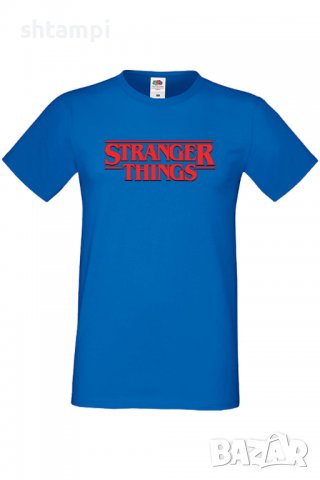 Мъжка тениска Stranger Things Logо,Филм,Сериал,, снимка 4 - Тениски - 37568267