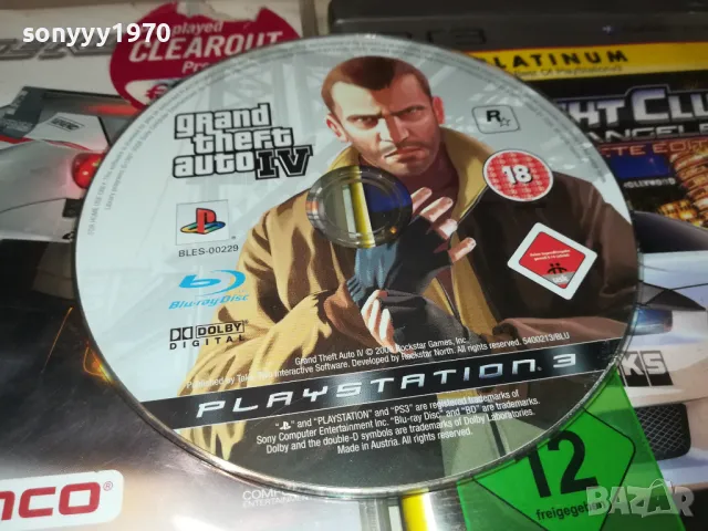 SONY PS3 GAME-GRAND THEFT AUTO IV 0202251900, снимка 2 - Игри за PlayStation - 48933825