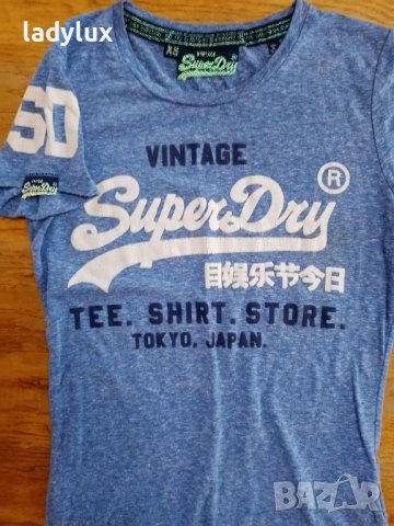 Super Dry Vintage, Оригинална, Размер XS/S. Код 1761, снимка 11 - Тениски - 36905549