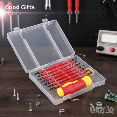 Професионален Комплект Изолирани Отвертки 14в1 – Прецизност, Сигурност и Пълна Универсалност