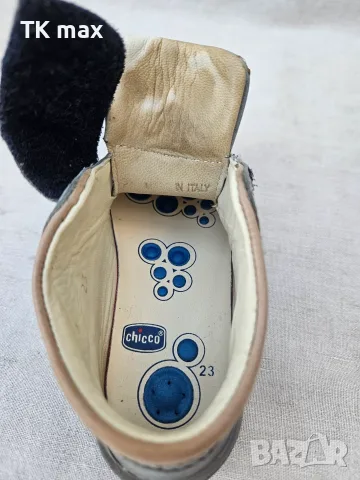 👟 CHICCO №23 🇮🇹  ЧИСТО НОВИ ДЕТСКИ ИТАЛИАНСКИ КОЖЕНИ БОТИ , снимка 2 - Детски боти и ботуши - 55805535