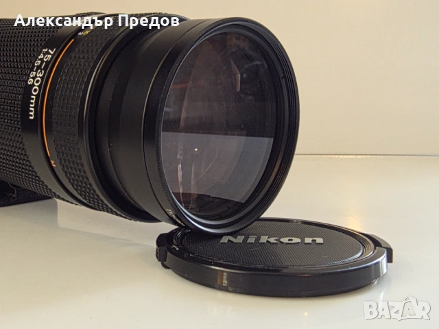 Обектив Nikon AF Nikkor 75-300mm f/4.5-5.6, снимка 2 - Фотоапарати - 54125671