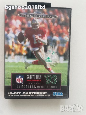 NFL Sports Talk football 93 starring Joe Montana за Sega Mega Drive